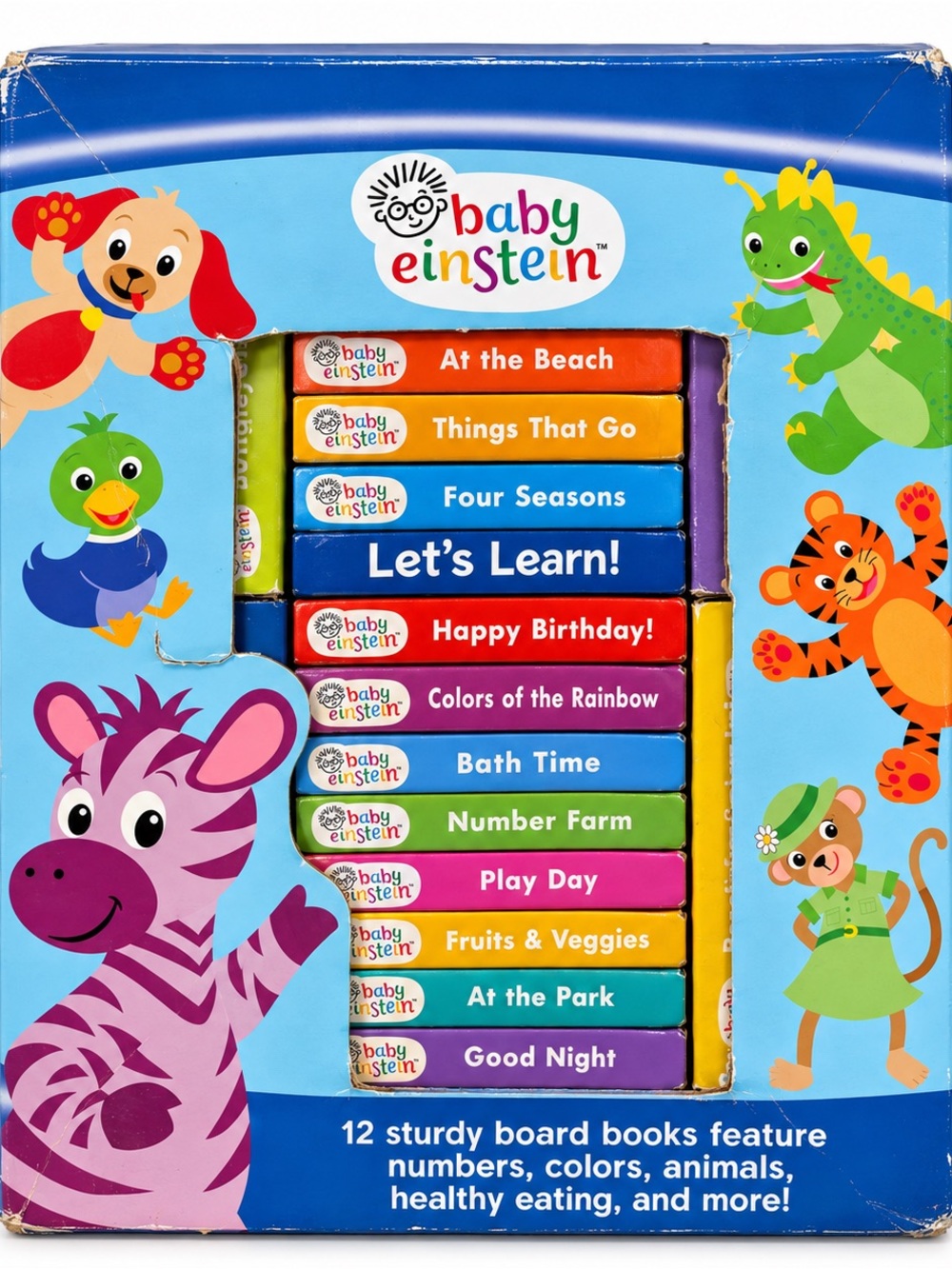 Baby Einstein Let's Learn! 12-Book Board Book Set - Multicolor